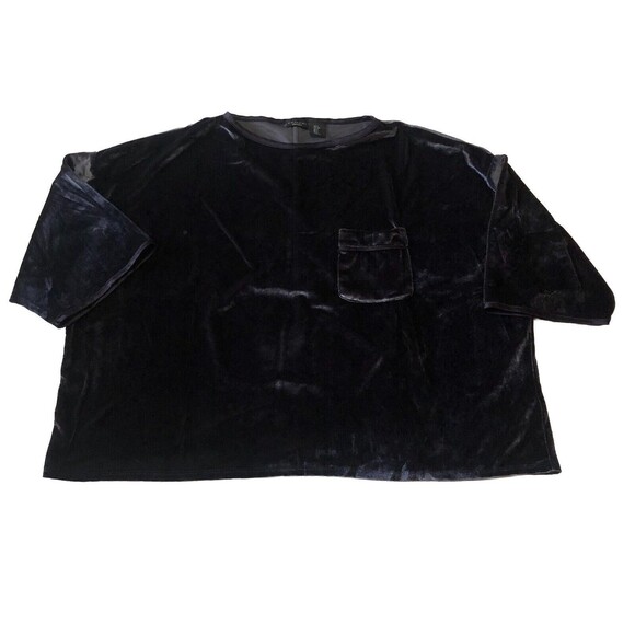 Tahari Women’s Sleepwear Pajama Set ￼Velour Plum Shimmer Size Small - Picture 2 of 16